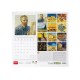 Legami 2025 Wall Calendar 30x29cm Vincent Van Gogh