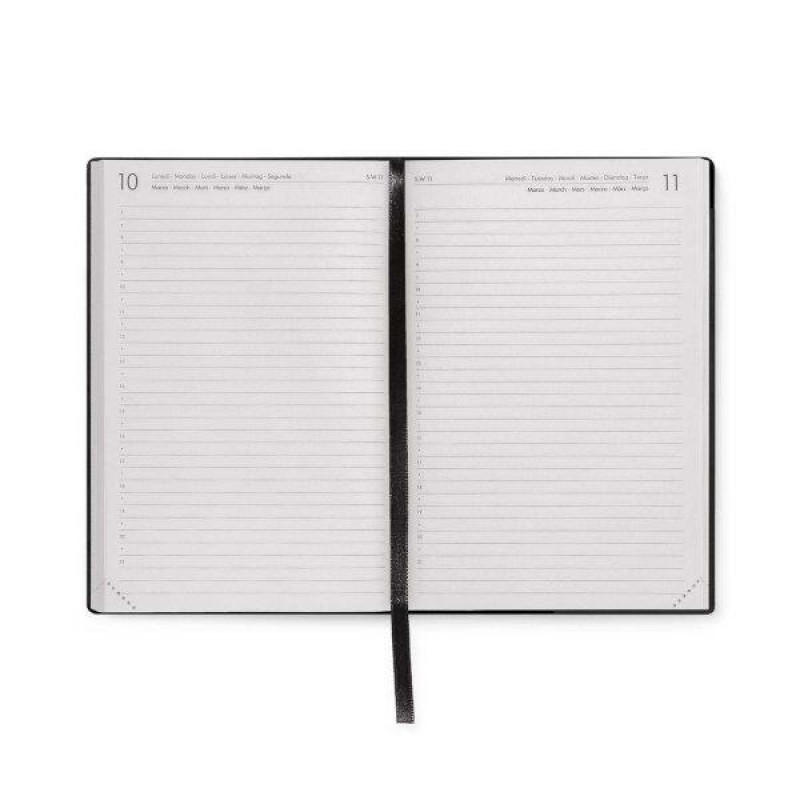 Legami 2025 12 Month Daily Diary Medium Black Diamond