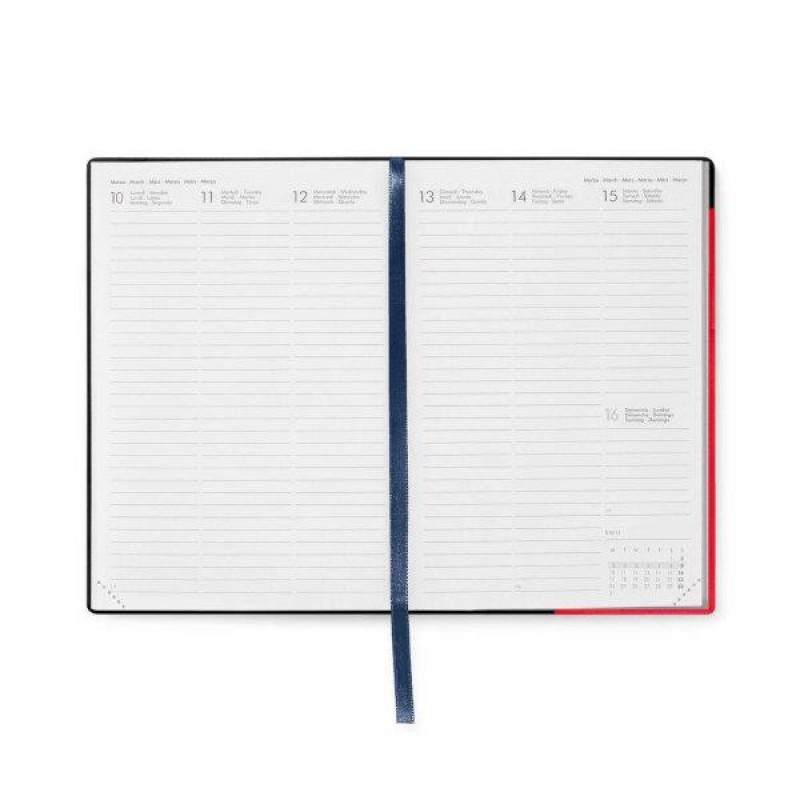 Legami 2025 12 Month Weekly Diary Medium Radiant Red