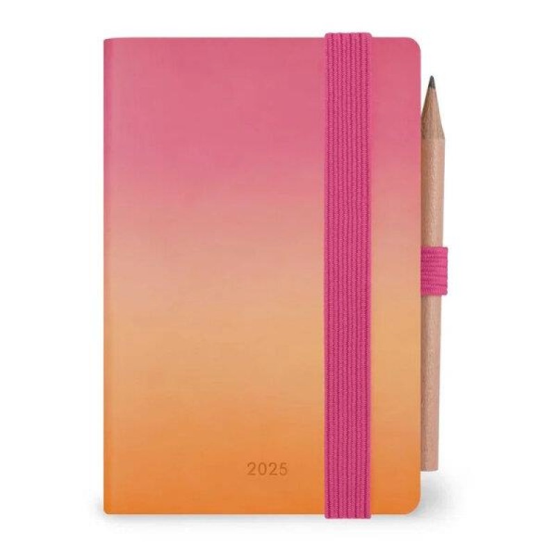 Legami 2025 12 Month 2-Day Diary Mini Golden Hour