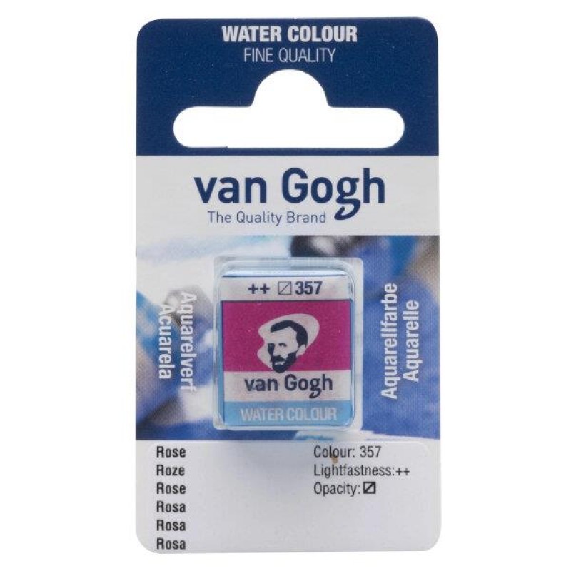 Van Gogh Watercolour Half Pan 357 Rose