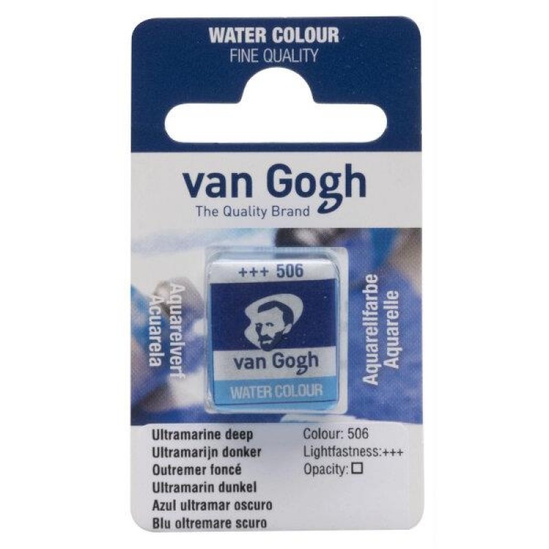 Van Gogh Watercolour Half Pan 506 Ultramarine Deep