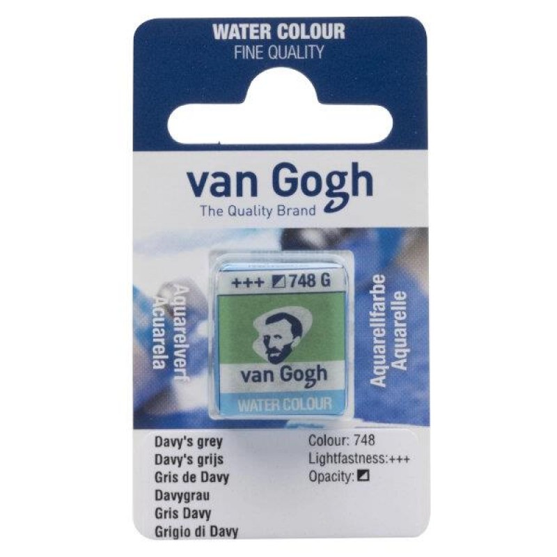 Van Gogh Watercolour Half Pan 748 Davys Grey