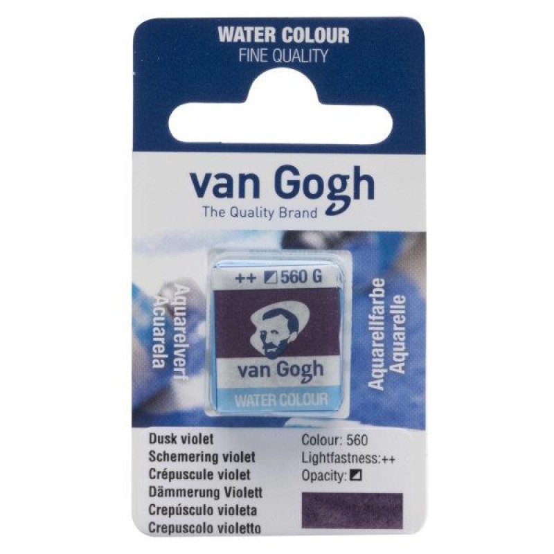 Van Gogh Watercolour Half Pan 560 Dusk Violet