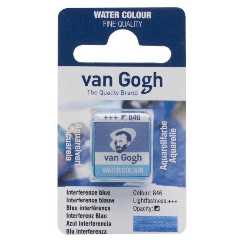 Van Gogh Watercolour Half Pan 846 Interference Blue