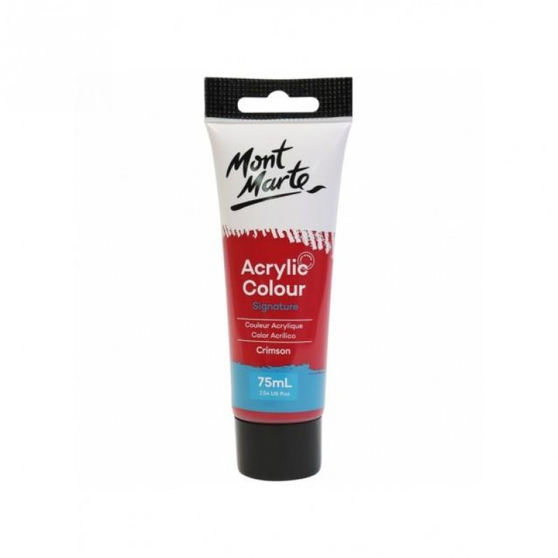 Mont Marte 75ml Studio Acrylic 11 Crimson