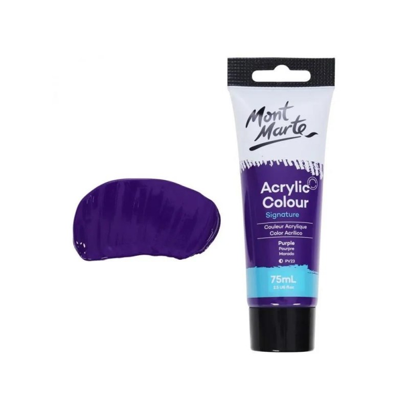 Mont Marte 75ml Studio Acrylic 16 Purple