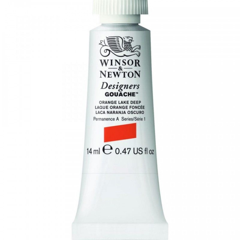 Winsor n Newton 14ml Τέμπερα Designers Orange Lake Deep Serie 1