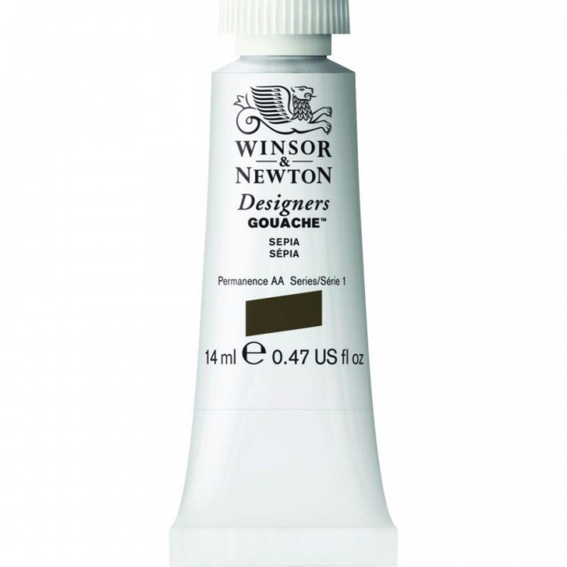 Winsor n Newton 14ml Τέμπερα Designers Sepia Serie 1