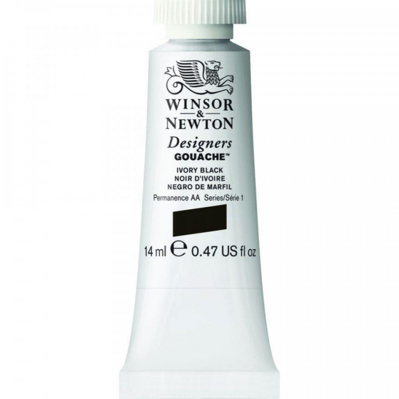 Winsor n Newton 14ml Τέμπερα Designers Ivory Black Serie 1