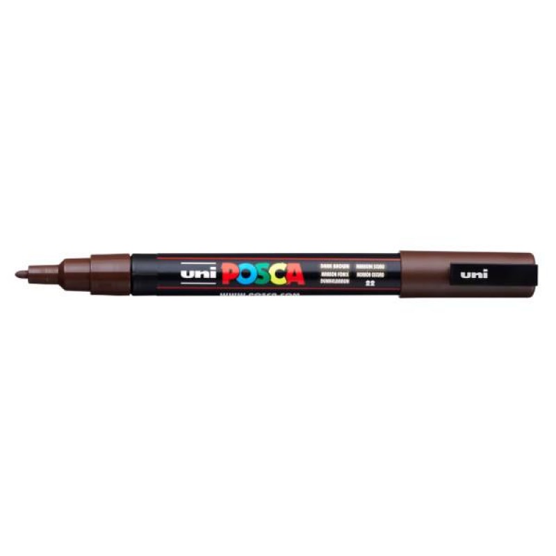 Μαρκαδόρος Posca 0.9-1.3mm no 22 Dark Brown