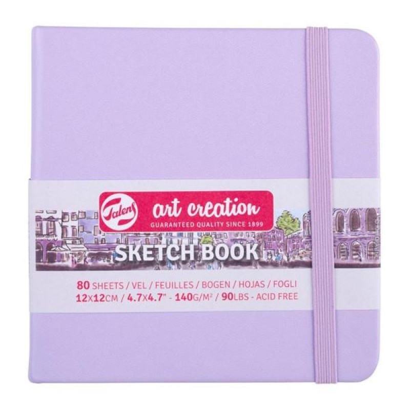 Art Creation Sketch Book 12x12cm 140g 80p Violet