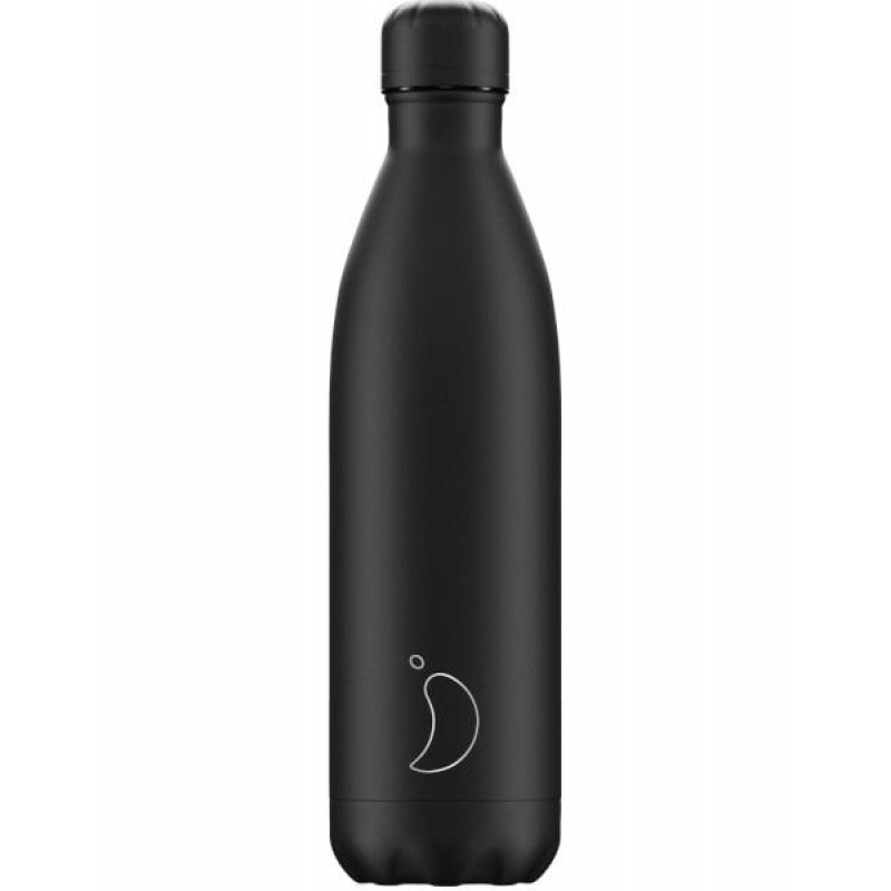 Chillys Bottle All Black 750ml