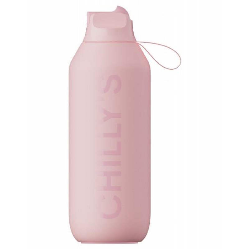 Chillys Bottle 500ml s2 Flip Blush Pink