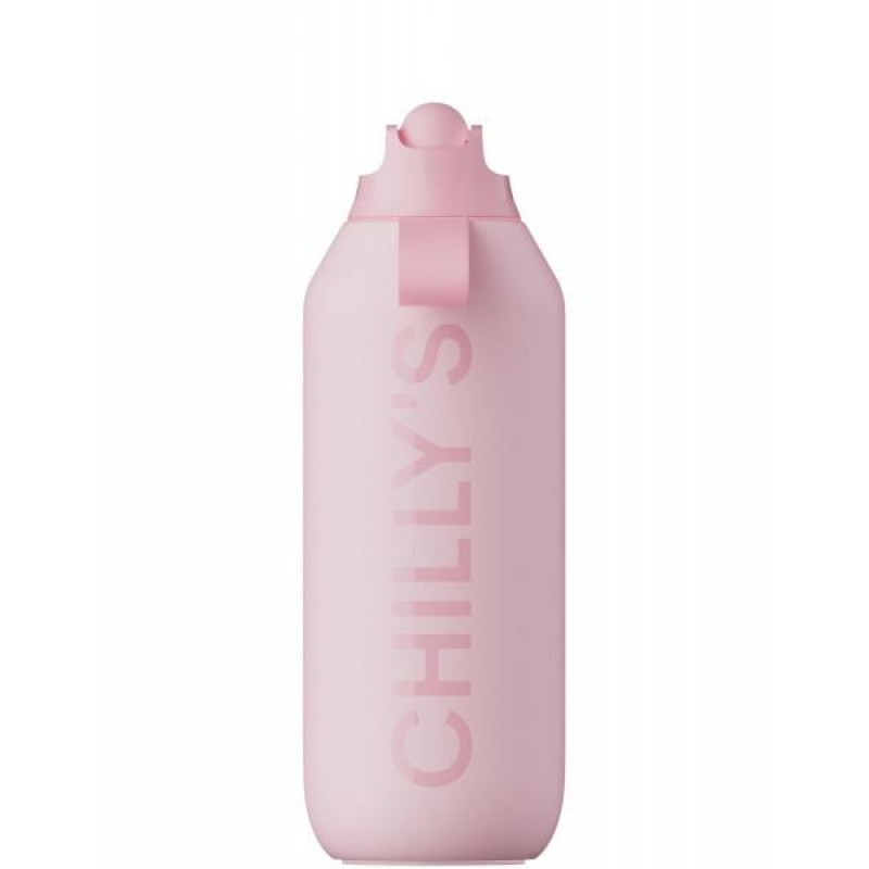 Chillys Bottle 500ml s2 Flip Blush Pink