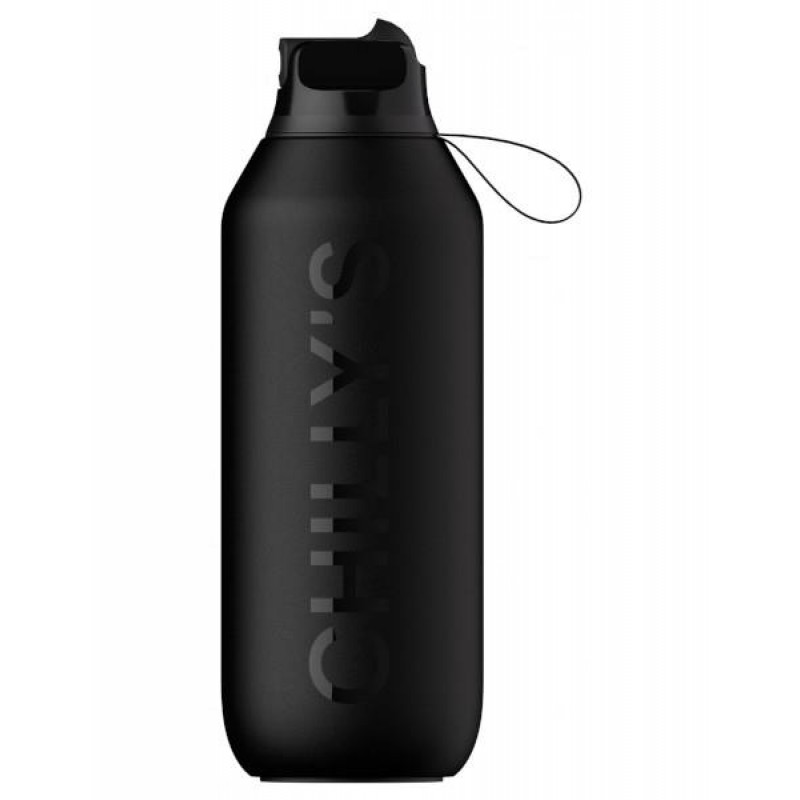 Chillys Bottle 500ml s2 Flip Abyss Black