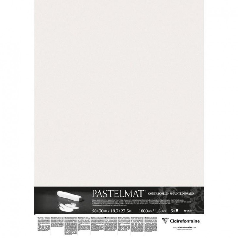 Clairefontaine Χαρτί Pastelmat 50x70cm 360gr White