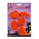 Set 5 Cookie Cutters with Stamps Halloween