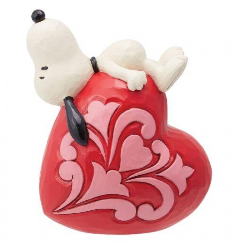 Φιγούρα Snoopy Lovely Dreams - Snoopy on Red Heart  13.5 cm