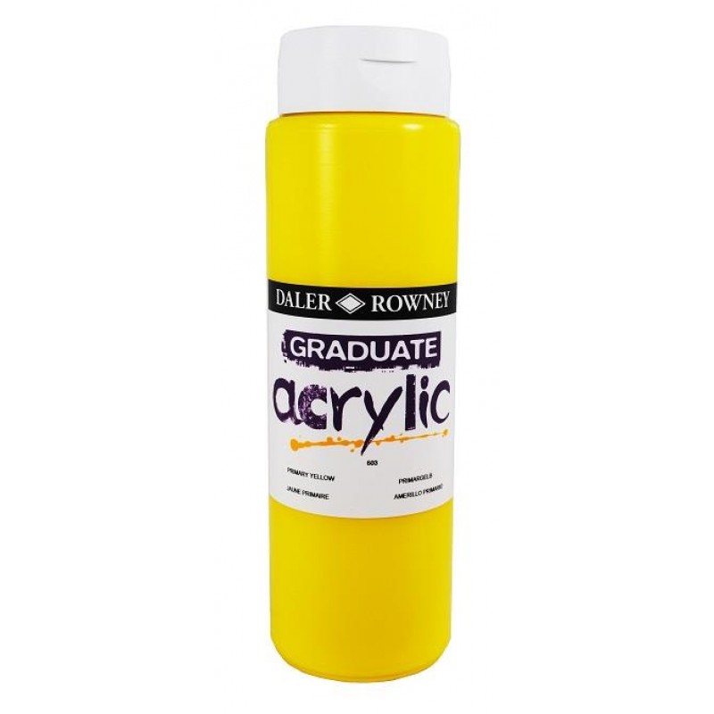 Daler Graduate Acrylic 500ml 603 Yellow