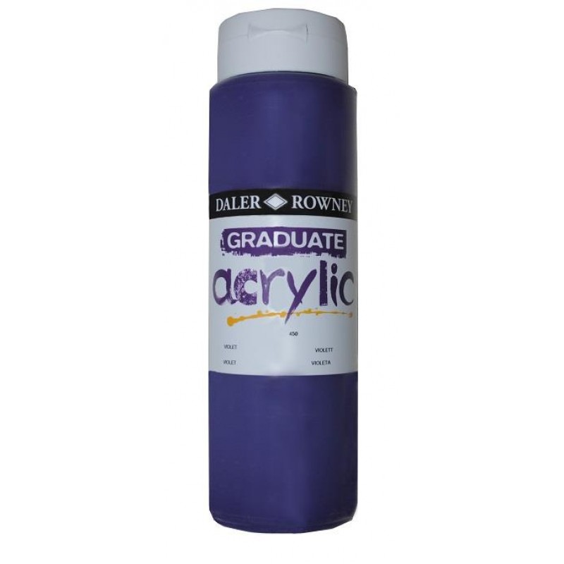 Daler Graduate Acrylic 500ml 450 Violet