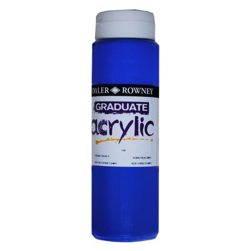 Daler Graduate Acrylic 500ml 110 Cobalt Blue Hue