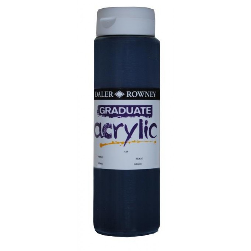 Daler Graduate Acrylic 500ml 127 Indigo