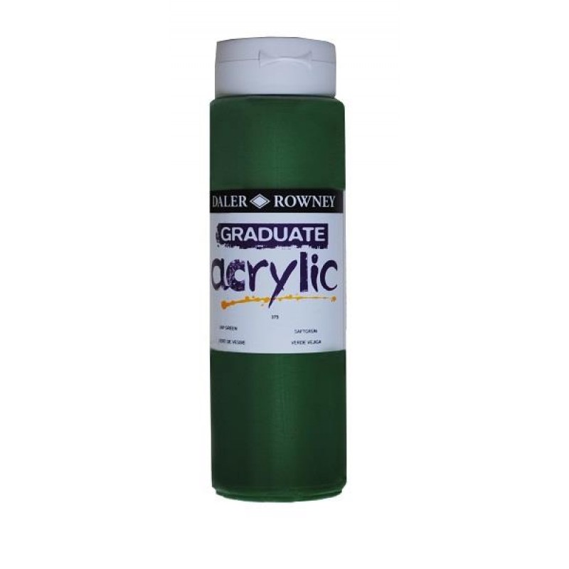 Daler Graduate Acrylic 500ml 375 Sap Green