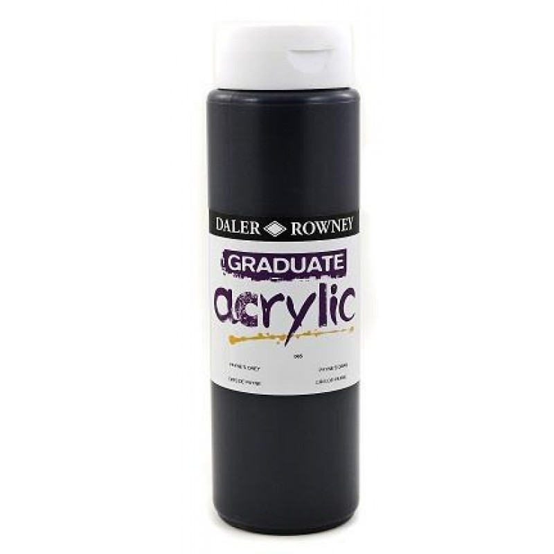 Daler Graduate Acrylic 500ml 065 Paynes Grey