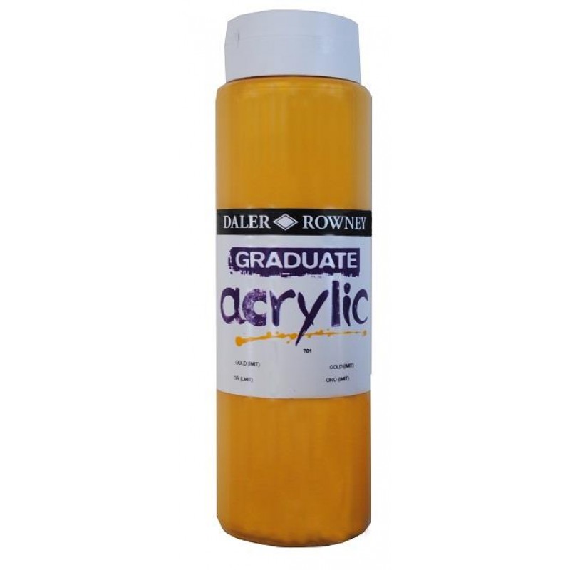 Daler Graduate Acrylic 500ml 701 Gold