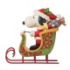 Jim Shore Snoopy and Woodstock in Sleigh 12,5cm