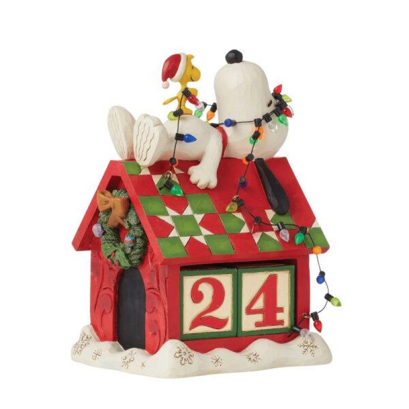 Jim Shore Snoopy and Woodstock Countdown Calendar 18cm