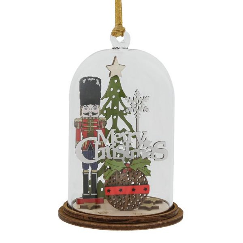 Christmas Nutcracker Hanging Ornament 8,5cm