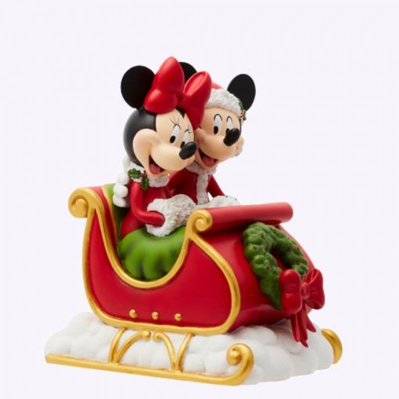 Φιγούρα Disney Mickey και Minnie σε Έλκυθρο 16,5cm