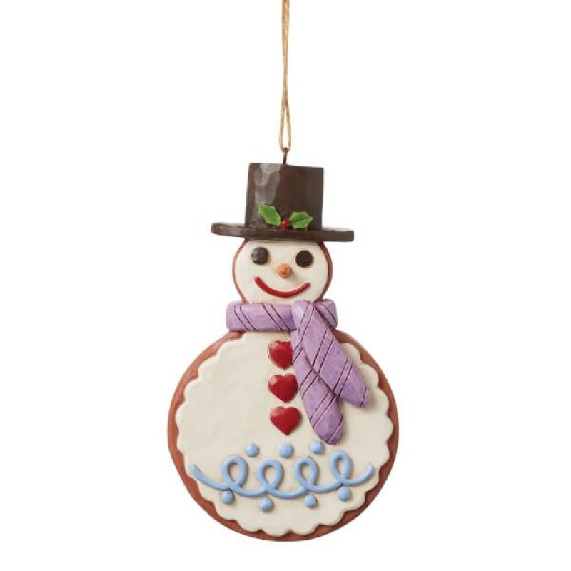 Jim Shore Snowman Cookie Hanging Ornament 11,5cm