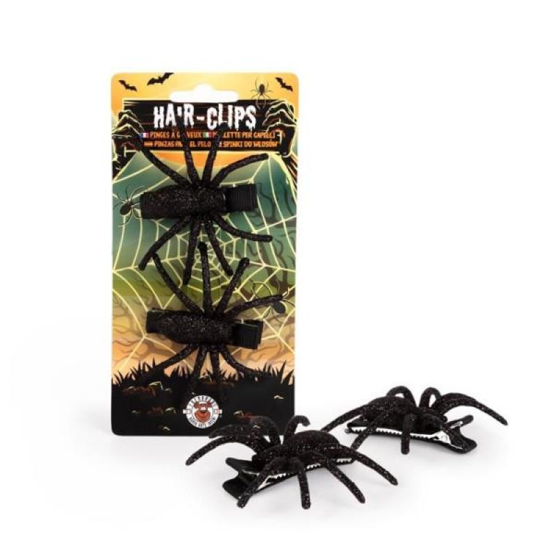 Halloween Spider Hair Clips