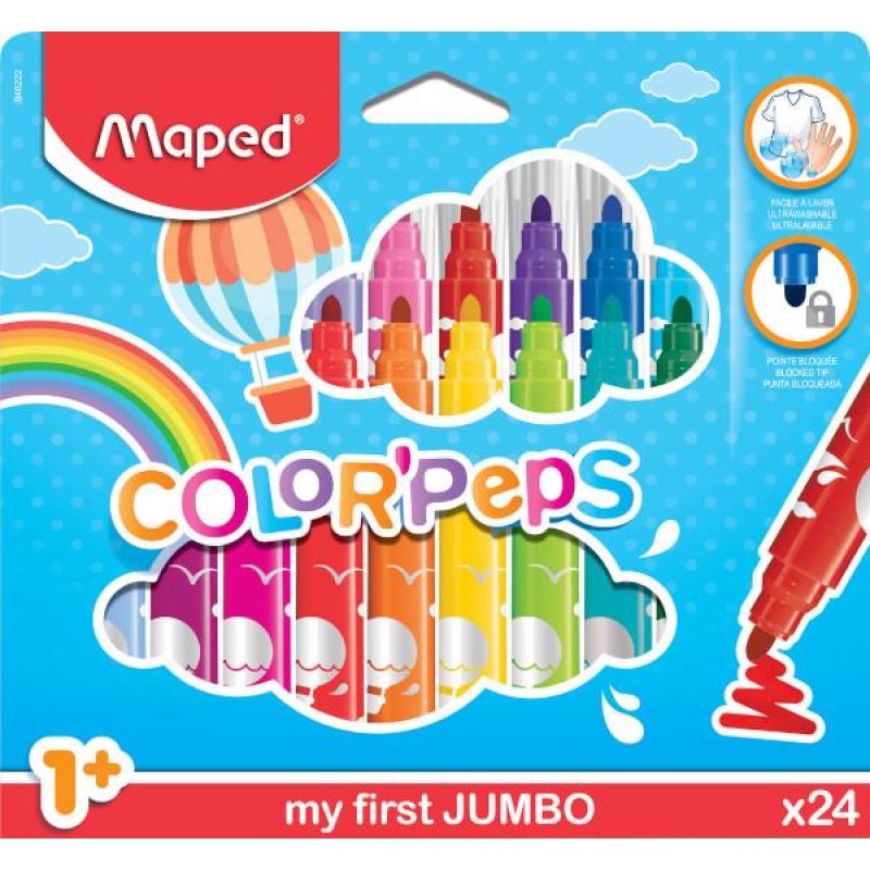 Maped My First Jumbo Markers 24τεμ