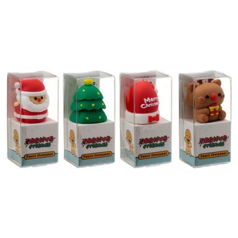 Christmas Festive Friends Pencil Sharpener