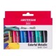 Amsterdam Σετ 6 Ακρυλικά Χρώματα 20ml Colorful Metallic