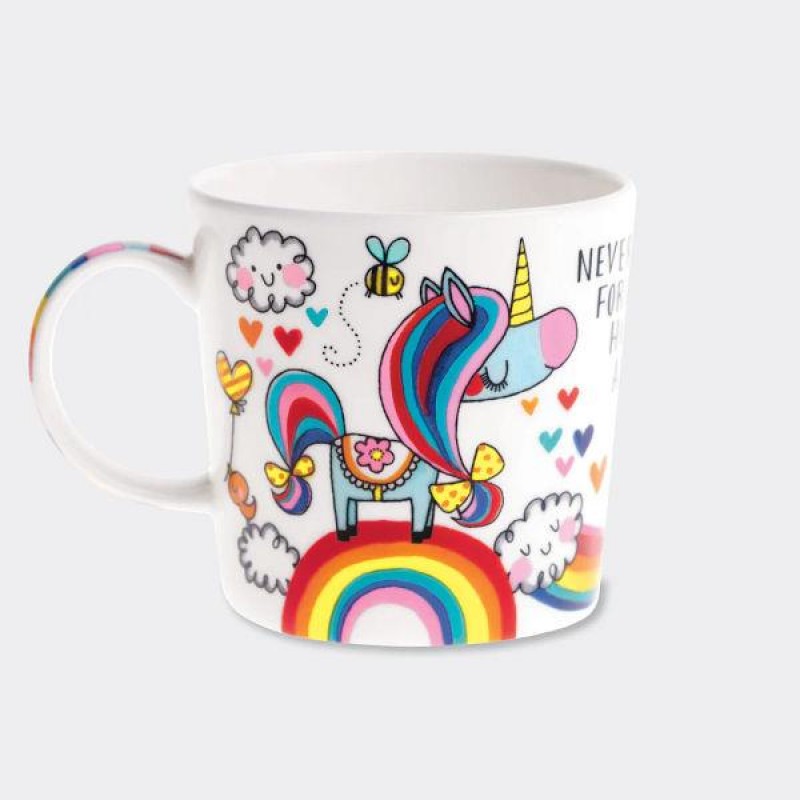 Rachel Ellen Design Porcelain Mug Unicorn