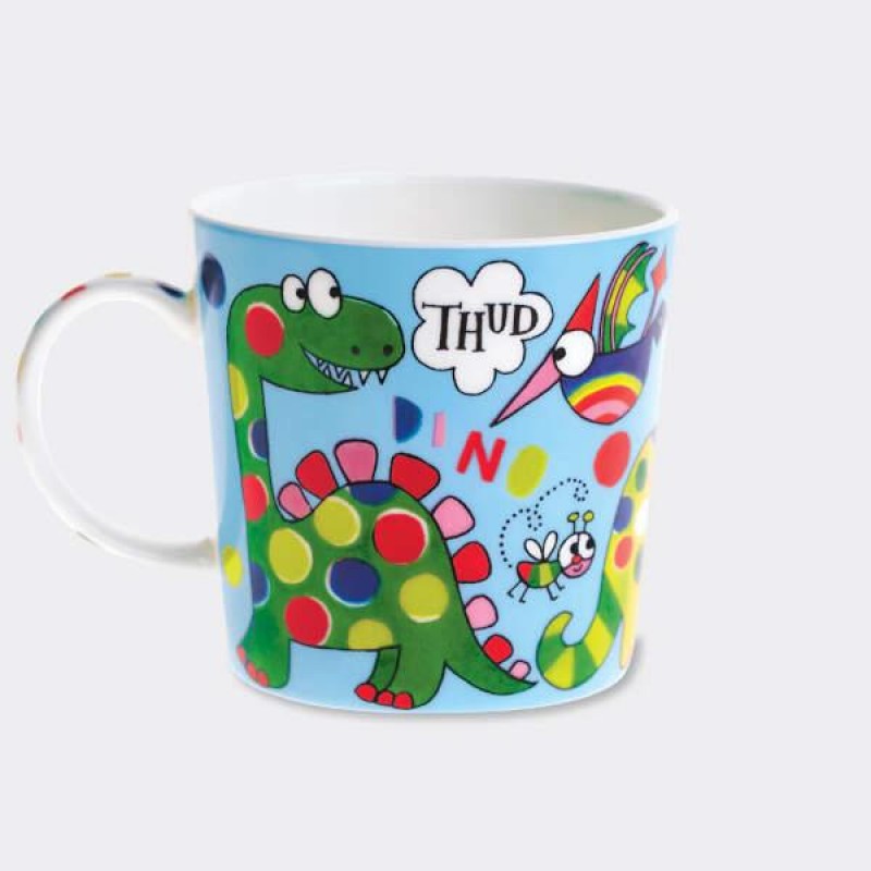 Rachel Ellen Design Porcelain Mug Dinosaur