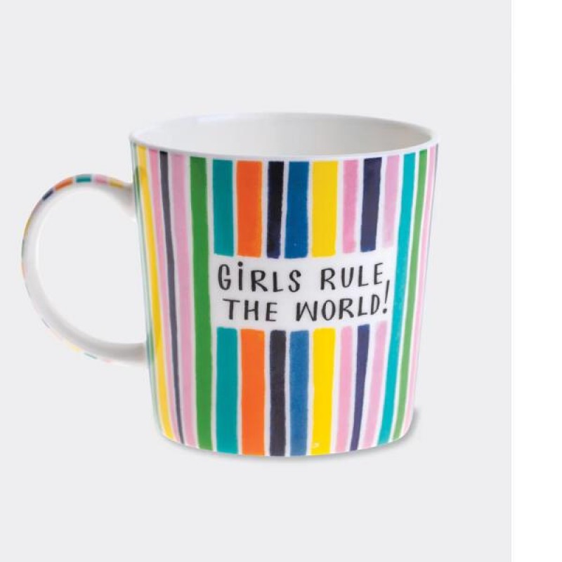 Rachel Ellen Design Porcelain Mug Girl Power