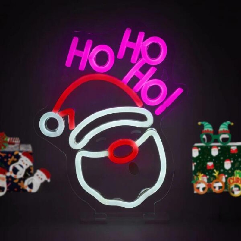 Legami Neon-Effect LED Sign Santa Claus