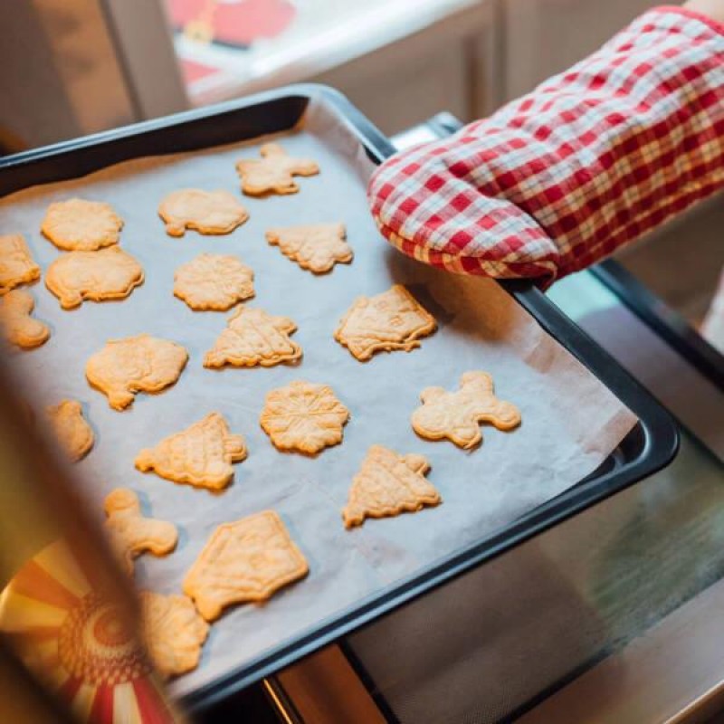 Legami Set of 5 Cookie Cutters with Stamps - Cookie Time!