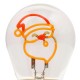 Legami Lightbulb-Shaped Table Lamp - Bulb Fiction Santa Claus