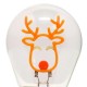 Legami Lightbulb-Shaped Table Lamp - Bulb Fiction Reindeer