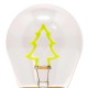 Legami Lightbulb-Shaped Table Lamp - Bulb Fiction Christmas Tree