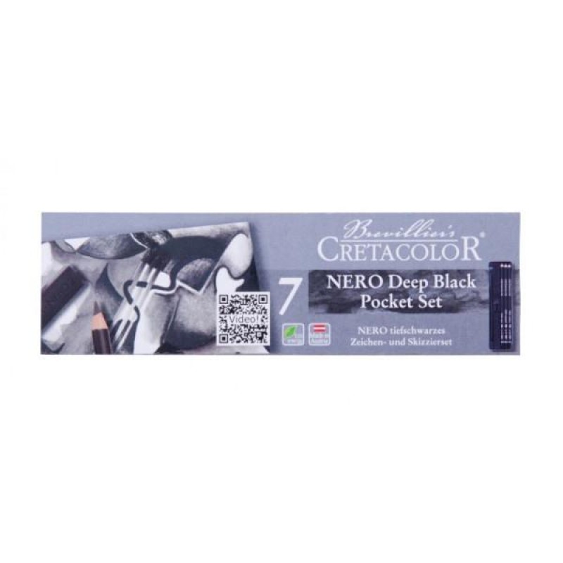 Cretacolor Σετ Nero Deep Black 7τεμ