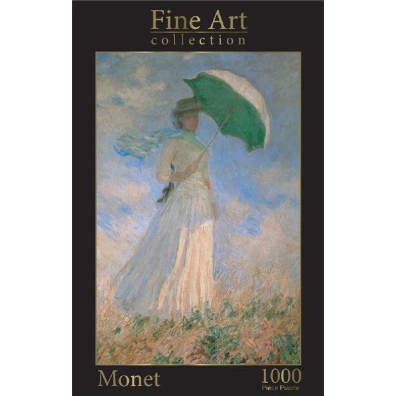 Robert Frederick Παζλ Παραλληλόγραμμο 1000τεμ Monet “Woman with Parasol”