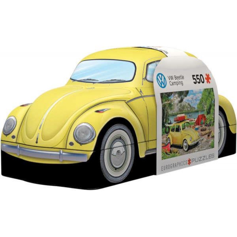 Eurographics 550τεμ Παζλ VW Beetle Camping σε Μεταλλικό Κουτί